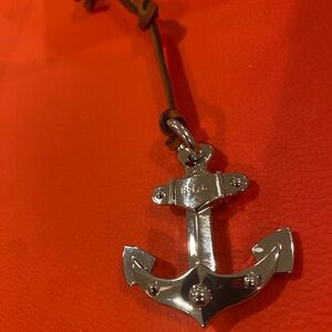 Ralph Lauren Silver Anchor Bag Charm